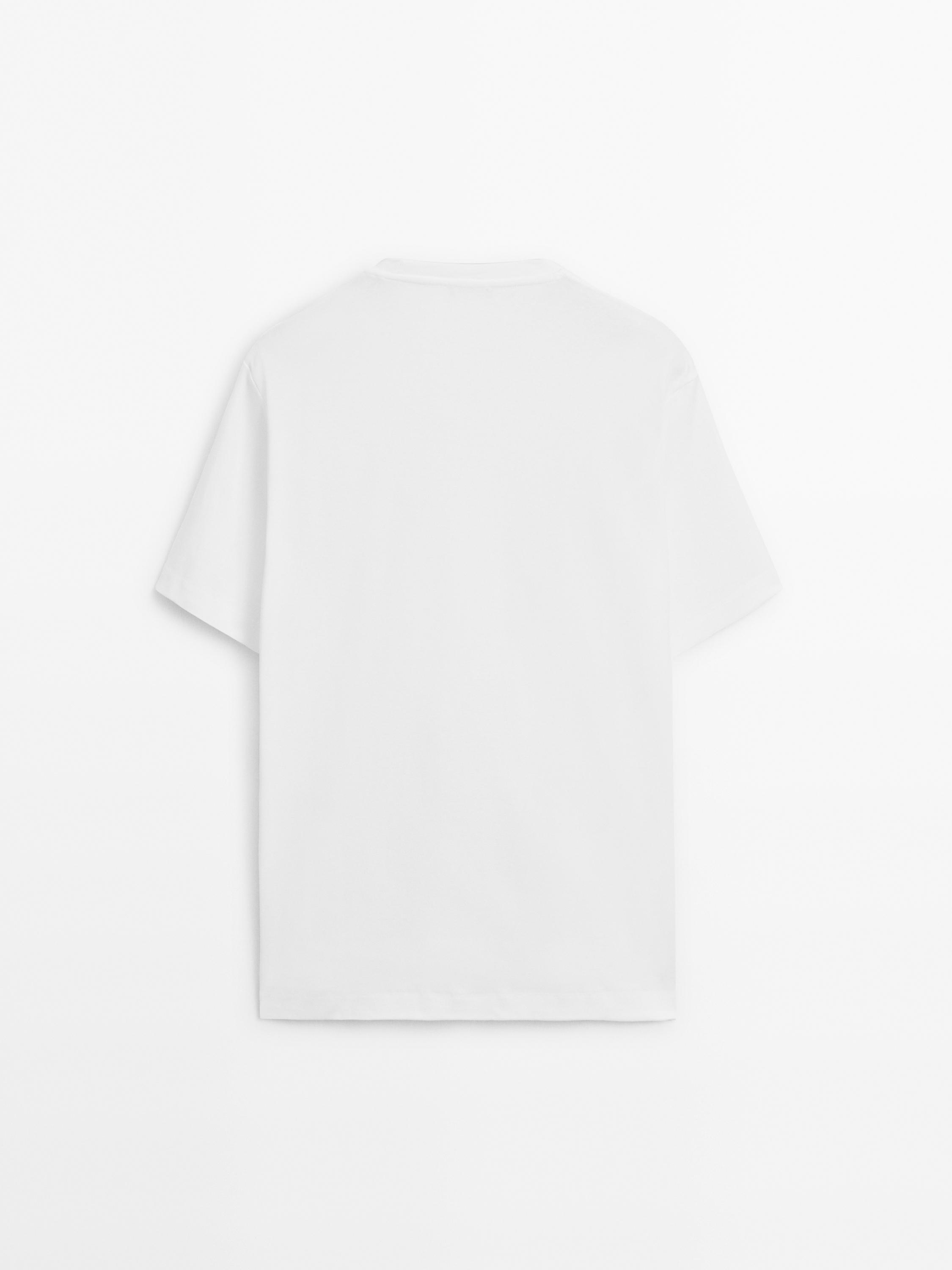 100% mercerised cotton T-shirt